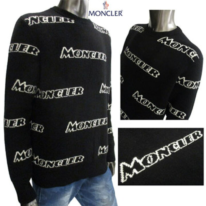 楽天市場】【完売】モンクレール ブランドロゴ入りウールカシミヤ  
