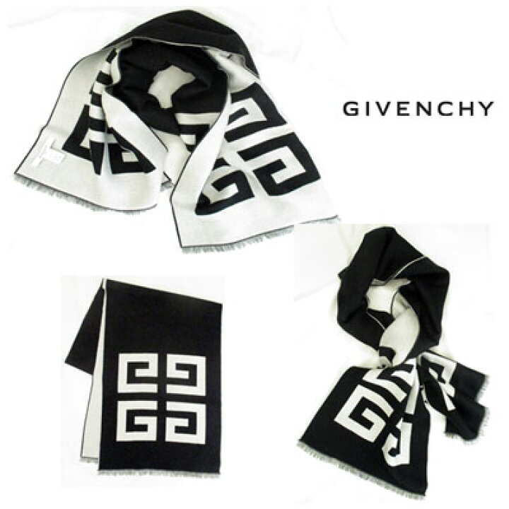 楽天市場】ジバンシー GIVENCHY メンズ 小物 ストール マフラー ロゴ 