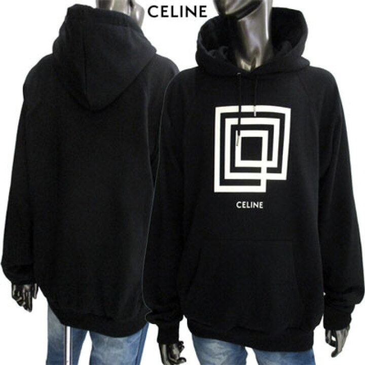 楽天市場】【完売】セリーヌ CELINE メンズ フーディー パーカー ロゴ 
