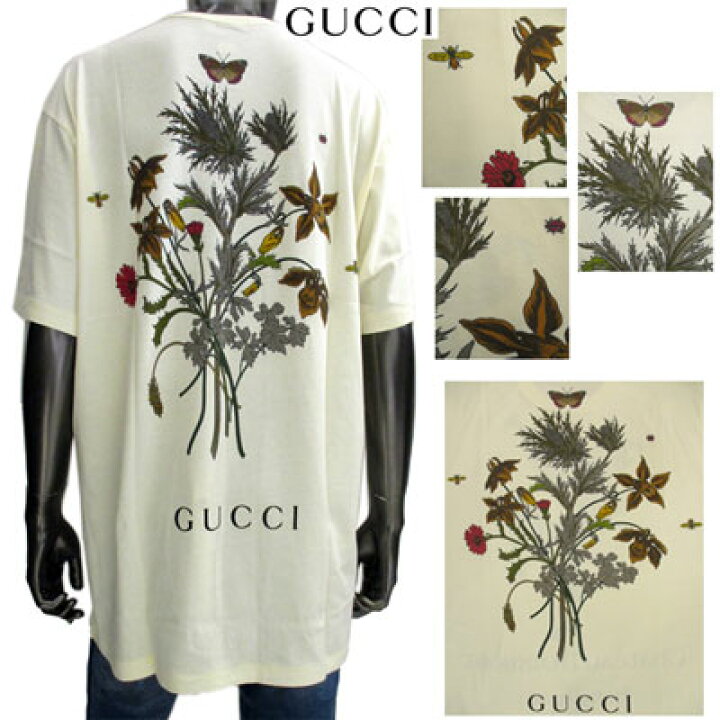 楽天市場】グッチ GUCCI メンズ Tシャツ カットソー ロゴ 半袖 