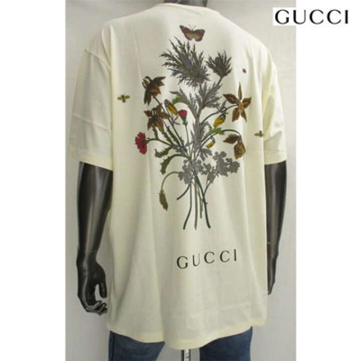 楽天市場】グッチ GUCCI メンズ Tシャツ カットソー ロゴ 半袖  