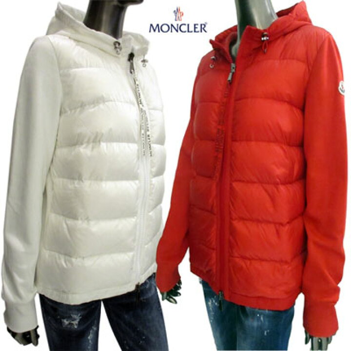 楽天市場 モンクレール Moncler レディース アウター ダウン ジャケット ロゴ 2color アームロゴ 紐ロゴ付ライトダウンジャケット 白 赤 V8053 032 45c R1460 91a 送料無料 Smtb Tk ガッツ ブランドショップ