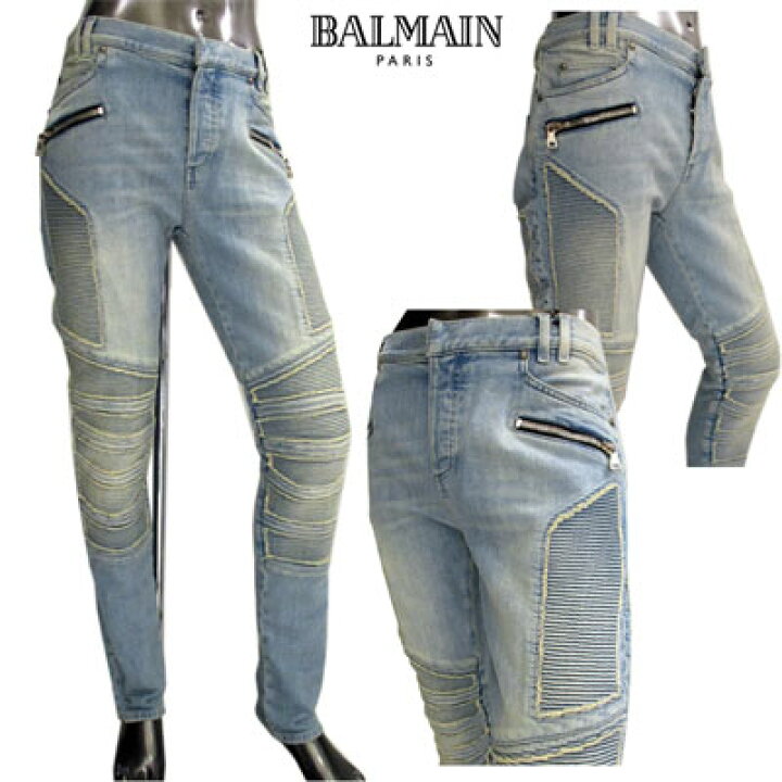 楽天市場】【完売】バルマン BALMAIN メンズ パンツ ボトムス デニム 