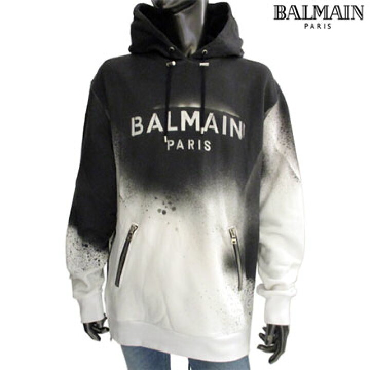 楽天市場】【完売】バルマン BALMAIN メンズ パーカー フーディー 長袖 
