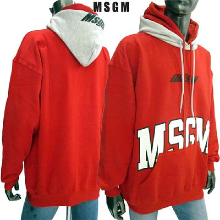 楽天市場】エムエスジーエム MSGM メンズ トップス パーカー 
