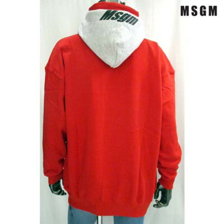 楽天市場】エムエスジーエム MSGM メンズ トップス パーカー 