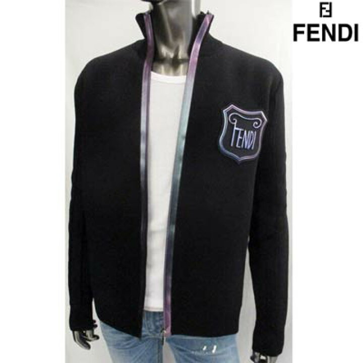楽天市場】フェンディ FENDI メンズ アウター ジャケット ニット ロゴ 