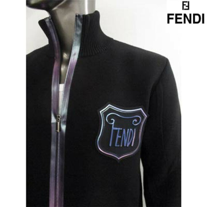 楽天市場】フェンディ FENDI メンズ アウター ジャケット ニット ロゴ 