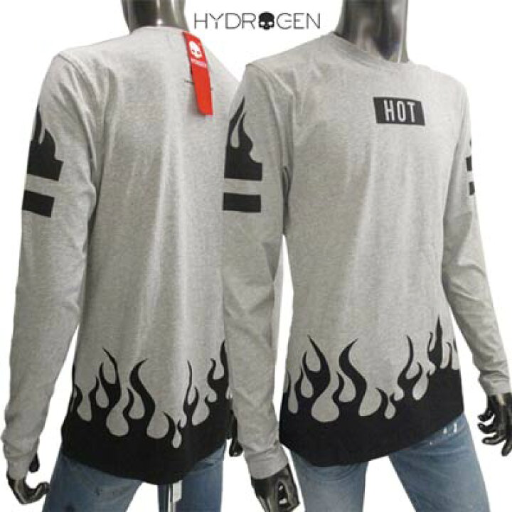 楽天市場】ハイドロゲン HYDROGEN メンズ トップス ロンT 長袖 ロゴ 