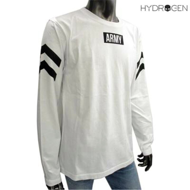 楽天市場】ハイドロゲン HYDROGEN メンズ トップス ロンT 長袖 ロゴ 