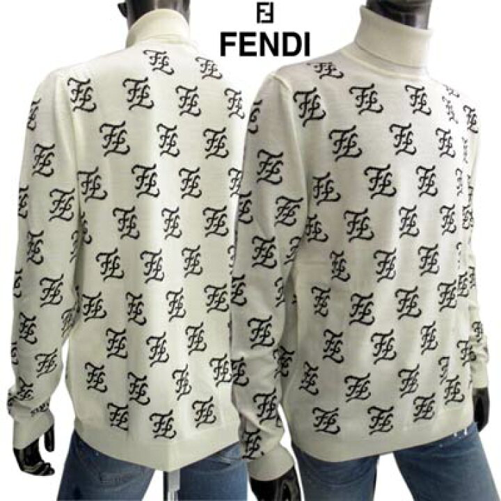 楽天市場】【完売】フェンディ FENDI メンズ ニット セーター ロゴ 総  