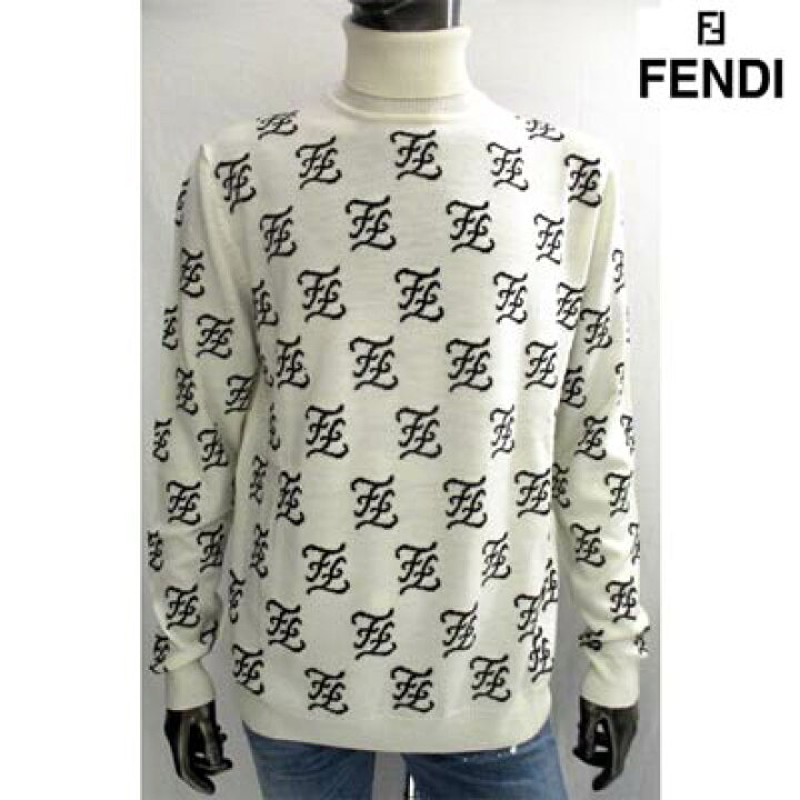 楽天市場】【完売】フェンディ FENDI メンズ ニット セーター ロゴ 総 