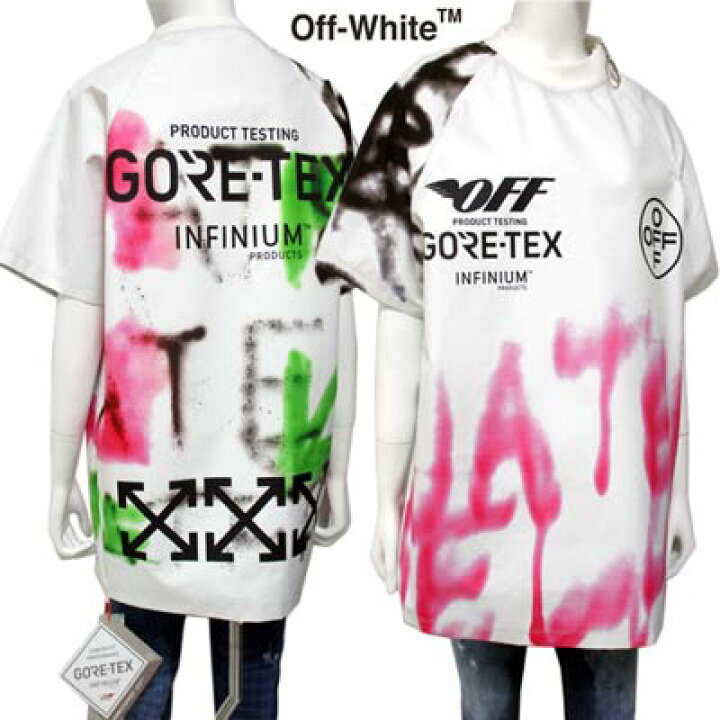 楽天市場】オフホワイト OFF-WHITE メンズ トップス Tシャツ 半袖 GORE  