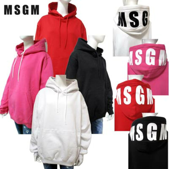 楽天市場】エムエスジーエム MSGM レディース トップス パーカー 