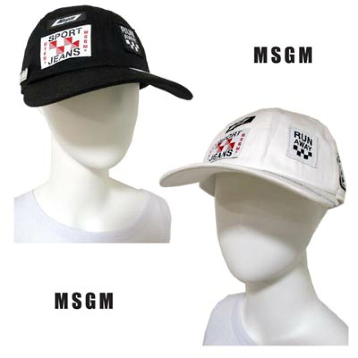 楽天市場】エムエスジーエム MSGM メンズ 帽子 キャップ ロゴ ユニ 