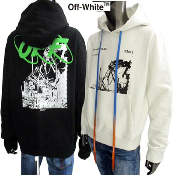 楽天市場】オフホワイト OFF-WHITE メンズ トップス パーカー 