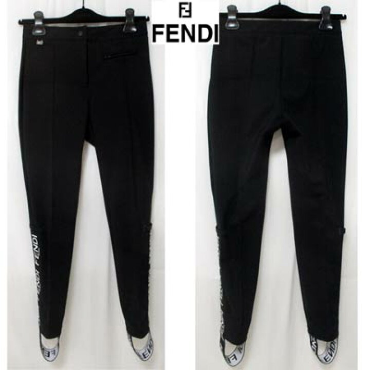 楽天市場】フェンディ FENDI レディース パンツ ロゴ ロゴプレート付  