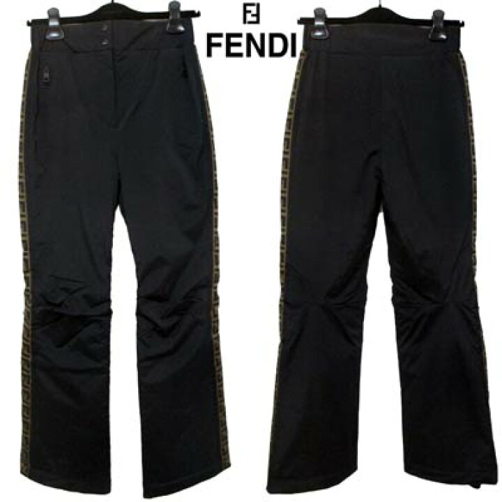 楽天市場】フェンディ FENDI レディース パンツ ボトムス ロゴ サイド  