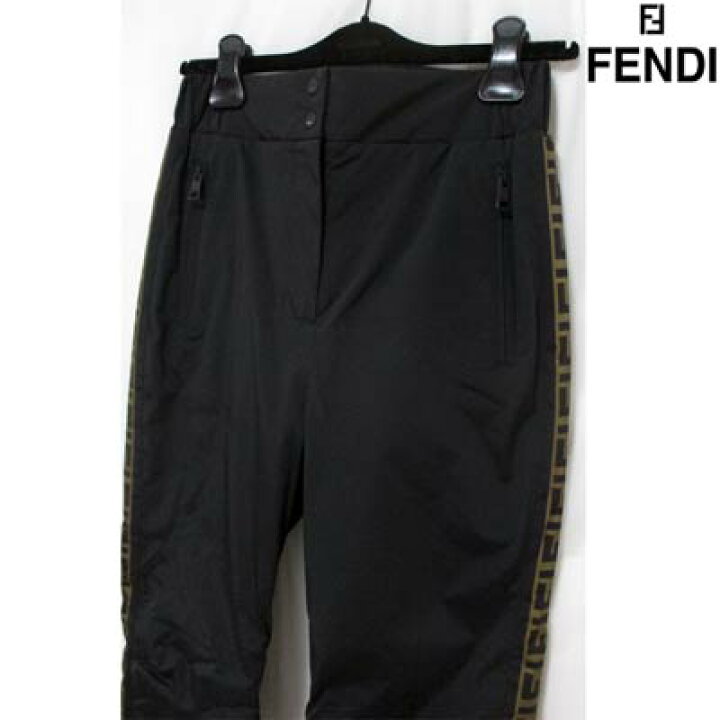 楽天市場】フェンディ FENDI レディース パンツ ボトムス ロゴ サイド 