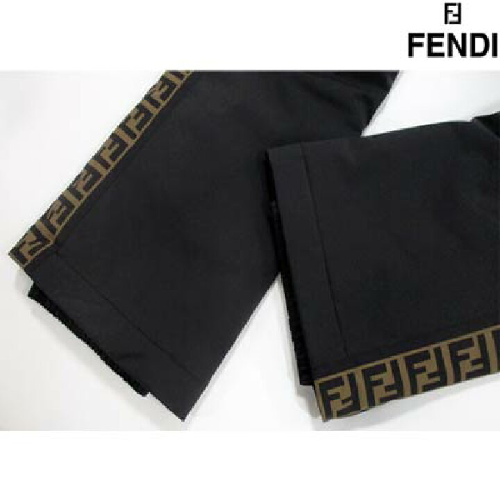 楽天市場】フェンディ FENDI レディース パンツ ボトムス ロゴ サイド 