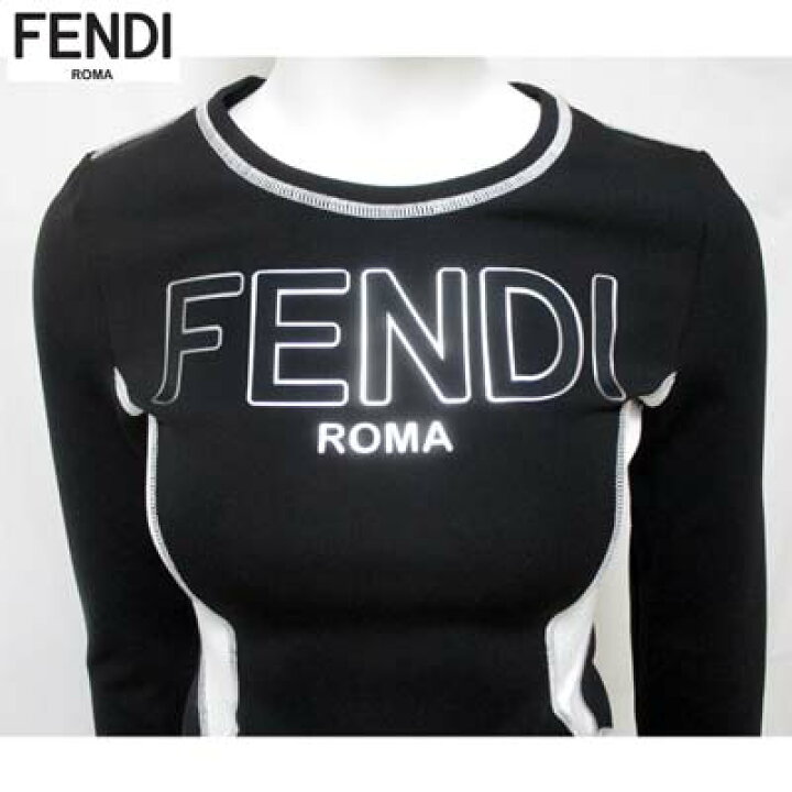 楽天市場】フェンディ FENDI レディース Tシャツ トップス ロンT 長袖 