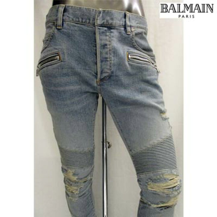 楽天市場】バルマン BALMAIN メンズ パンツ ボトムス デニム 