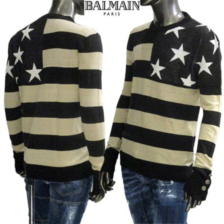 楽天市場】バルマン BALMAIN メンズ トップス ニット セーター 