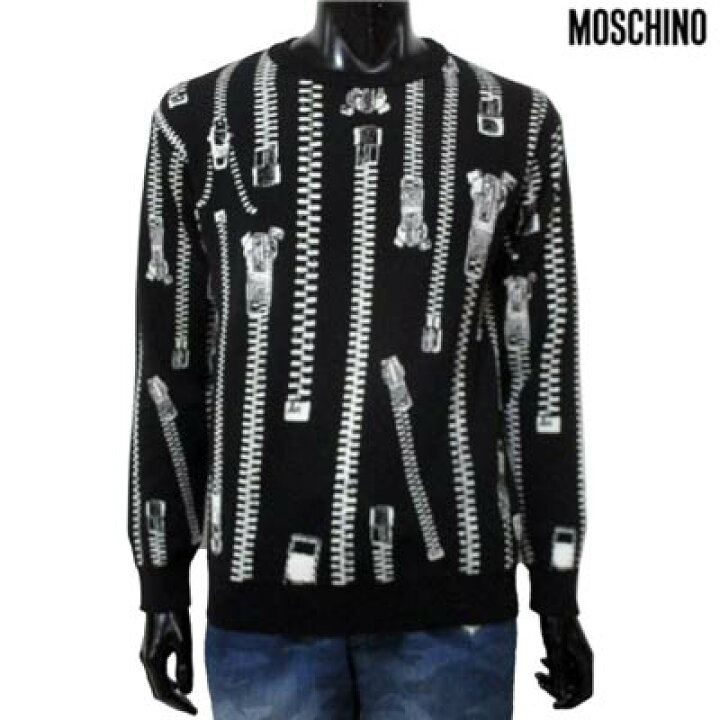 楽天市場】モスキーノ MOSCHINO メンズ トップス ニット セーター ロゴ 