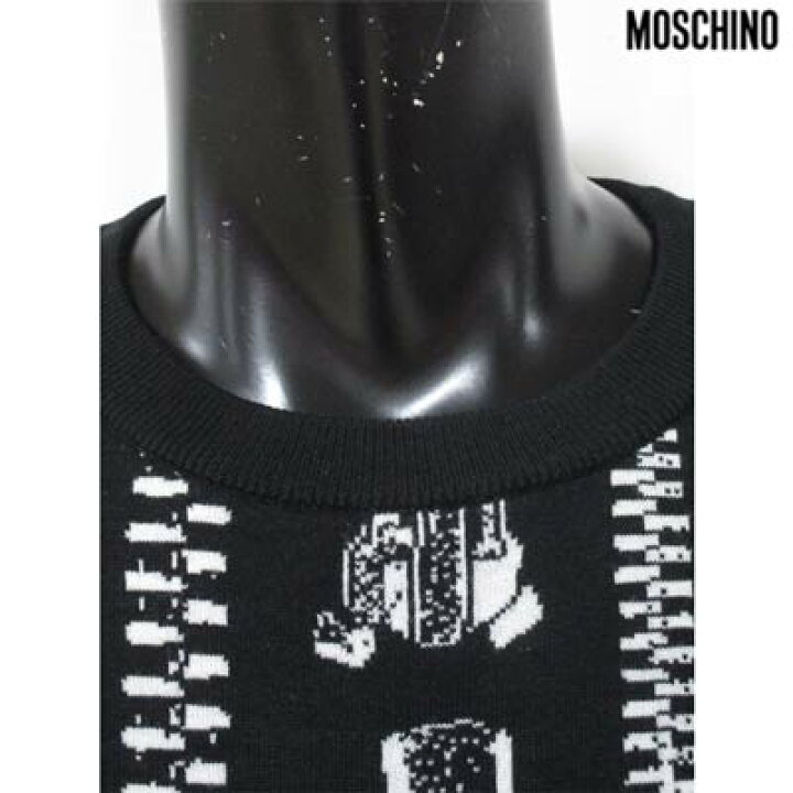 楽天市場】モスキーノ MOSCHINO メンズ トップス ニット セーター ロゴ 
