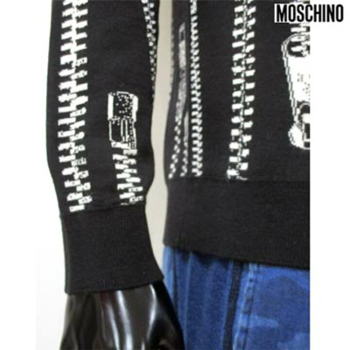 楽天市場】モスキーノ MOSCHINO メンズ トップス ニット セーター ロゴ 