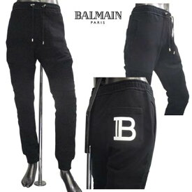 バルマン BALMAIN メンズ パンツ ボトムス ジョガーパンツ スウェットパンツ ロゴ バックポケットBロゴワッペン付バイカージョガーパンツ ブラック TH15583 I263 0PA (R95000) 02S 春夏 【送料無料】 【smtb-TK】