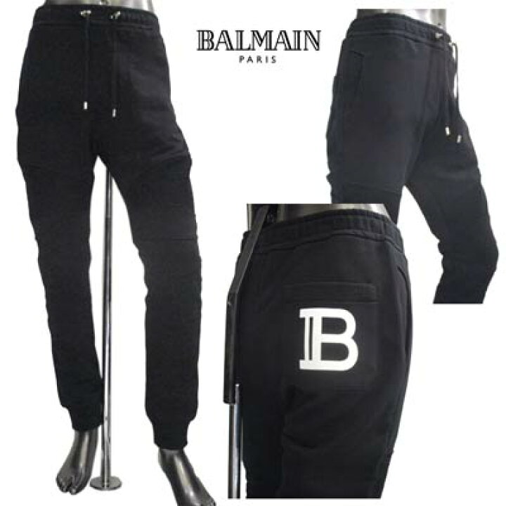 楽天市場】バルマン BALMAIN メンズ パンツ ボトムス ジョガーパンツ 
