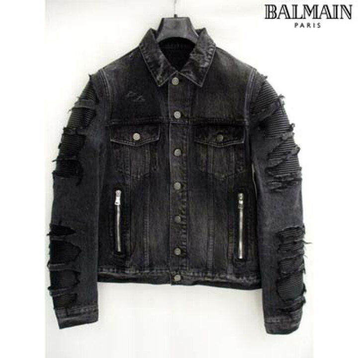 楽天市場】バルマン BALMAIN メンズ アウター ジャケット デニム 