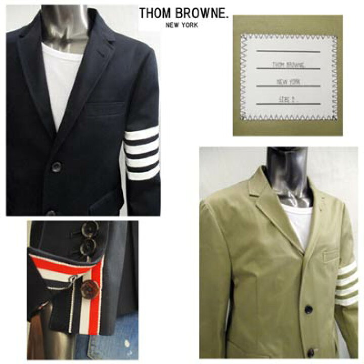楽天市場】トムブラウン THOM BROWNE メンズ アウター ジャケット ロゴ