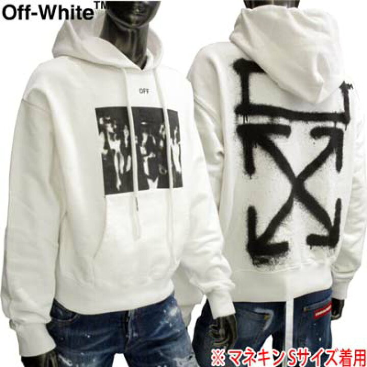 楽天市場】オフホワイト OFF-WHITE メンズ トップス パーカー フーディ  