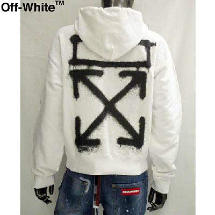 楽天市場】オフホワイト OFF-WHITE メンズ トップス パーカー フーディ 