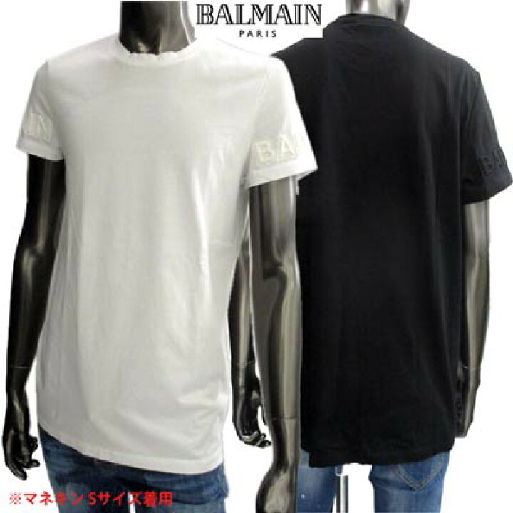 楽天市場】バルマン BALMAIN メンズ トップス Tシャツ 半袖 ロゴ  