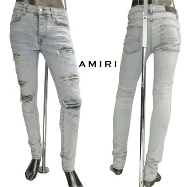 楽天市場】アミリ AMIRI メンズ パンツ ボトムス デニム ダメージ加工 