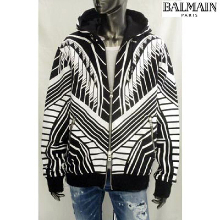 楽天市場】バルマン BALMAIN メンズ トップス パーカー フーディー 