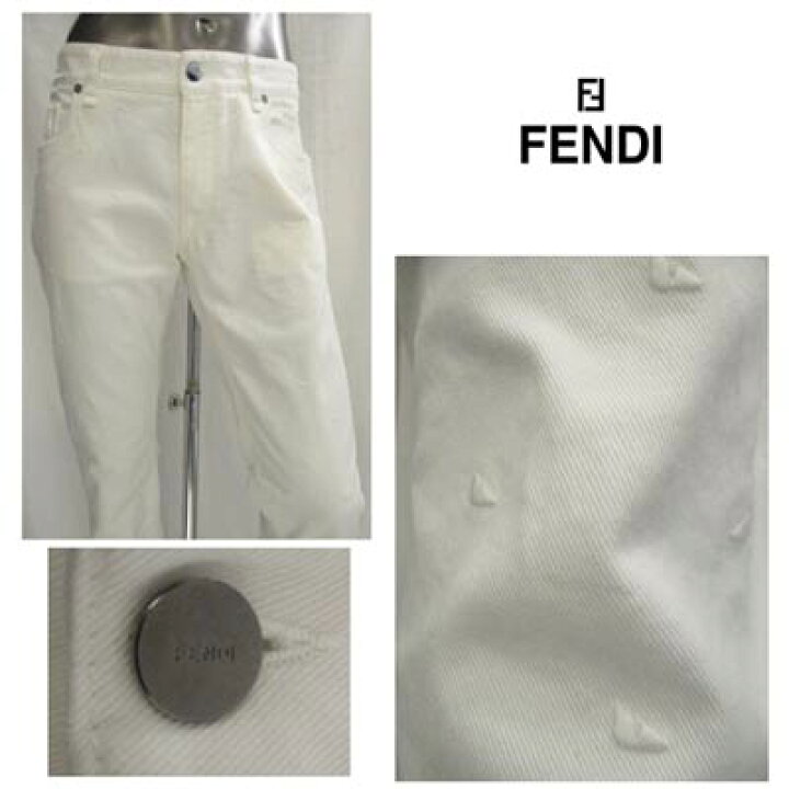 楽天市場】フェンディ FENDI メンズ パンツ ボトムス デニム ロゴ 