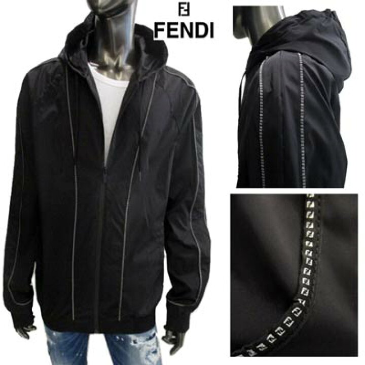 楽天市場】フェンディ FENDI メンズ アウター ジャケット ロゴ  