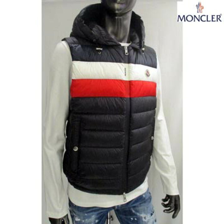 楽天市場 モンクレール Moncler メンズ アウター ダウン ダウンベスト ロゴ 2color Timothe Gilet トリコロールライン ロゴワッペン付きフード付きダウンベスト 白 黒 1a C0453 032 999 R R1340 02s 年春夏新作 送料無料 Smtb Tk ガッツ