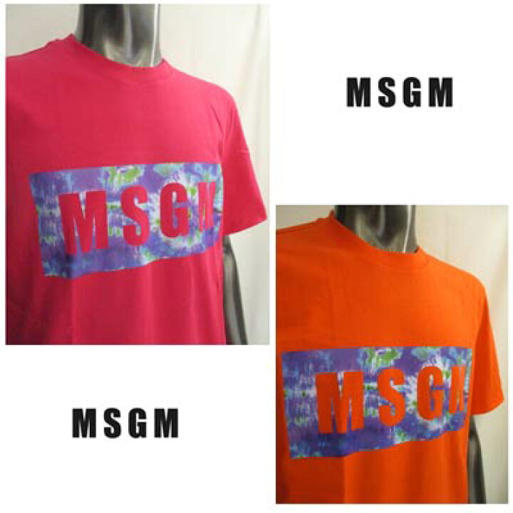 楽天市場】エムエスジーエム MSGM メンズ トップス Tシャツ 半袖 ロゴ 