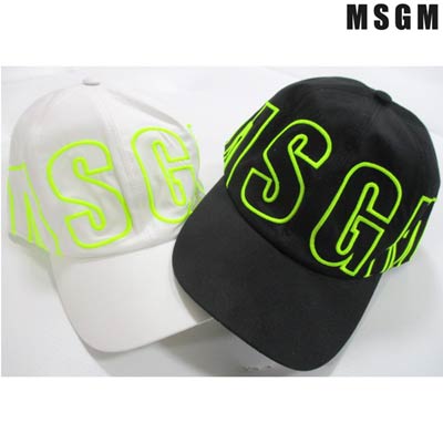 楽天市場】エムエスジーエム MSGM メンズ 帽子 キャップ ロゴ 2color 