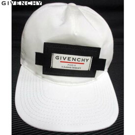 ジバンシー GIVENCHY メンズ 帽子 キャップ ロゴ ユニセックス可 レザーパッチロゴ付きキャップ ホワイト BPZ003 P059 116 （R55000) 02S 春夏 【送料無料】 【smtb-TK】