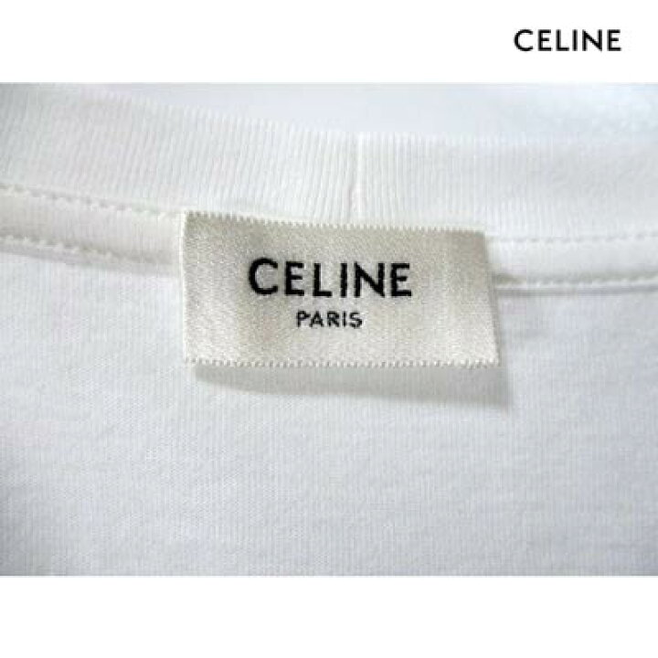 楽天市場】セリーヌ CELINE メンズ トップス Tシャツ 半袖 ロゴ 