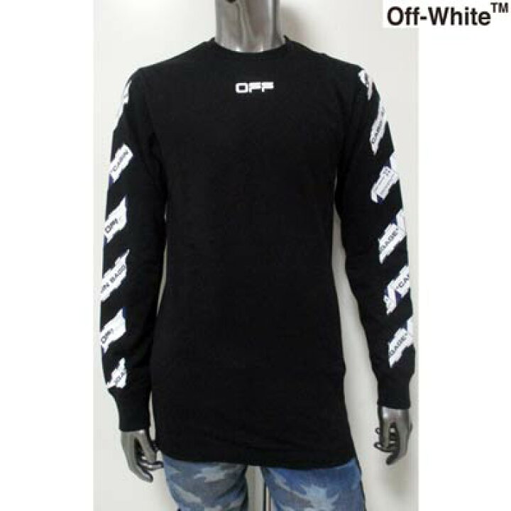 楽天市場】オフホワイト OFF-WHITE メンズ トップス ロンT 長袖 ロゴ 