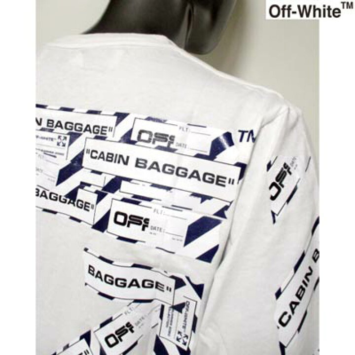 楽天市場】オフホワイト OFF-WHITE メンズ トップス ロンT 長袖 ロゴ 