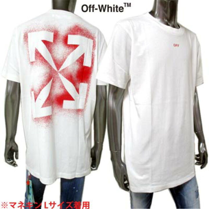 楽天市場】オフホワイト OFF-WHITE メンズ トップス Tシャツ 半袖 ロゴ  
