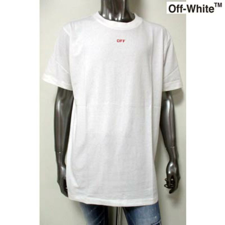 楽天市場】オフホワイト OFF-WHITE メンズ トップス Tシャツ 半袖 ロゴ  